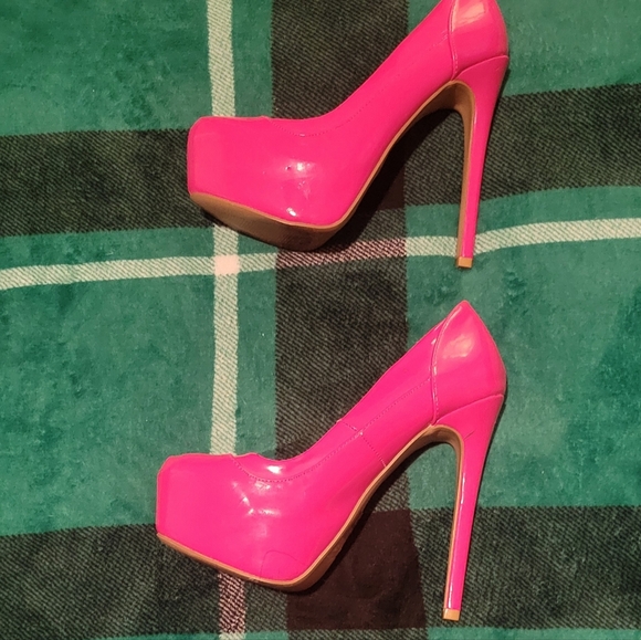 🔥🔥3XHP🔥🔥7-5-24🔥3-31-25🔥4-14-25🔥WOMENS BODY CENTRAL STILETTO PINK SIZE 7 - Picture 4 of 12